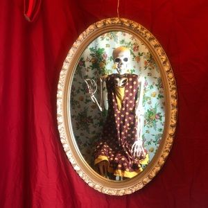 Cute as a button! ModCloth button print dress.